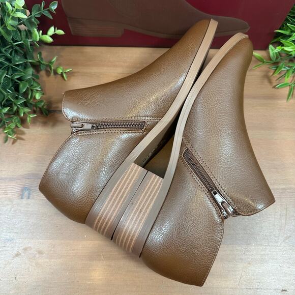 Kensie Women's Sammy Brown Ankle Boots Bootie Size 6.5 - Picture 5 of 7